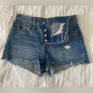 LEVI Blue Jean Denim Women Shorts